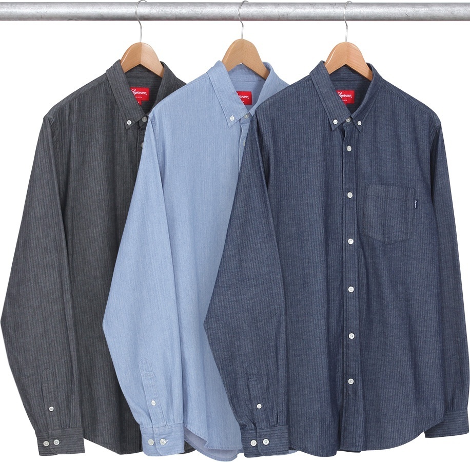 Herringbone Denim Shirt